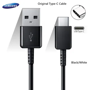 Original Samsung Tip C Cablu USB 3.1 Tip-C Cablu de Date pentru Galaxy Note 10 S20 + S20 Ultra A31 A51 A71 A91 A10S A20S A50 A8S