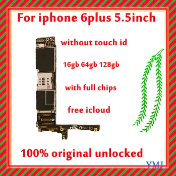 Originale pentru iphone 6 Plus cu touch id-ul deblocat pentru iphone 6 Plus 64gb 128gb 16gb Logica bord Liber iCloud cu deplină chips-uri