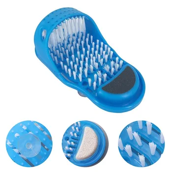 Papuci din Plastic Baie de Pantofi Picior Duș Scrubber aparat pentru Masaj Curat Spa Exfoliere mașină de Spălat se Spală SlipperBath Pantofi cu Perie