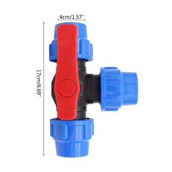 PE trei-mod de conectare rapidă valve supapă de plastic diametru interior 20/25/32mm