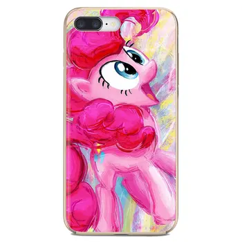 Pentru LG G2 G3 G4 Mini G5 G6 G7 Q6 Q7 Q8 Q9 V10, V20 V30 Putere 2 X 3 Spiritul Roz Pinkie Pie Unicorn Animale de companie Cal TPU Moale Capacul Telefonului