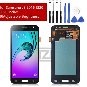 Pentru Samsung Galaxy J3 2016 J320 Display LCD Touch Screen Digitizer Ansamblu LCD Display pentru Galaxy J3 2016 J320F Piese de schimb