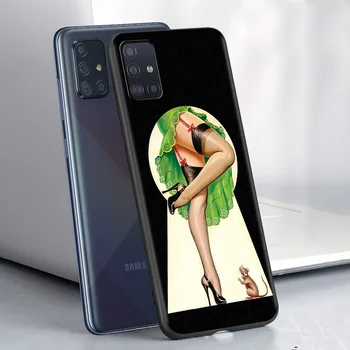 Pin Up Girl Cover Pentru Samsung Galaxy A51 A71 A21s A12 A31 A41 A32 A02s M31 A11 A52 M51 A42 M31s M30s Silicon Telefonul Caz Shell