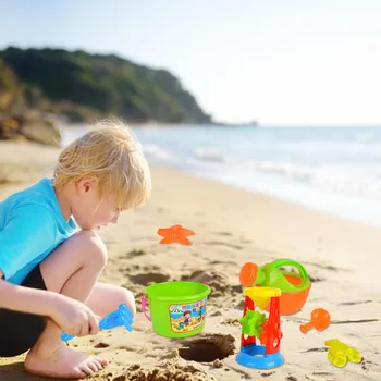 Plaja Jucărie pentru Copii Castel Găleată, Lopată, Cazma Instrument de Jucărie Și Plaja de Plaja si apa Copii Jucarii copii Copii Plaja cu Dune de Nisip Jucarii
