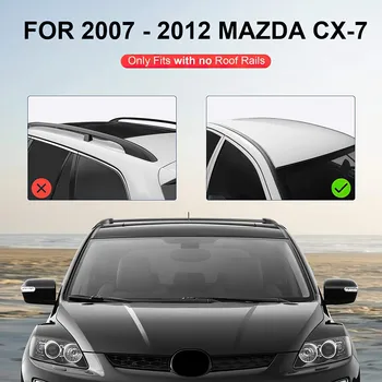 Portbagaj de acoperiș Traverse de Înlocuire pentru Mazda CX-7 CX7 2007-2012, OE Stil de Bagaje Racl Feroviar pentru CX 7 2007 2008 2009 2010 2011 2012