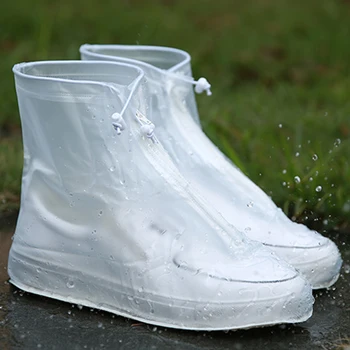 Rezistent La Apa Aluneca Ploaie Pantofi Acoperă În Aer Liber, Drumeții Călătorie Ciclu De Cizme De Ploaie Instrument Pentru Femei, Omul Cu Fermoar High-Top Protector