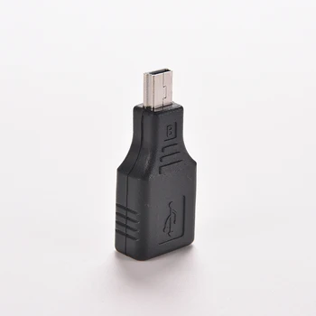 Rețea USB 2.0 O Femeie Mini USB B 5 Pini de sex Masculin cablu Cablu Adaptor Hub