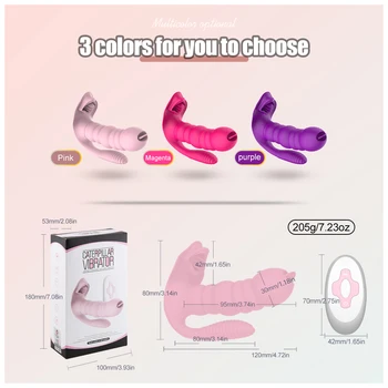 Roz Wireless Vibrator pentru Femei Masturbator Lins&Suge Vibratorul 3 in 1 Stimulator Clitoris Vagin Masaj Erotic Sex Shop