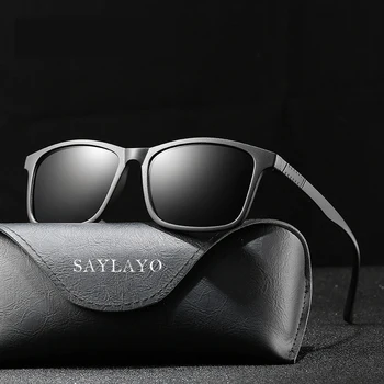 SAYLAYO Brand TR90 Polarizat ochelari de Soare Barbati de Moda de sex Masculin în aer liber Ochelari de Soare pentru Condus Pătrat Ochelari de Protecție UV400