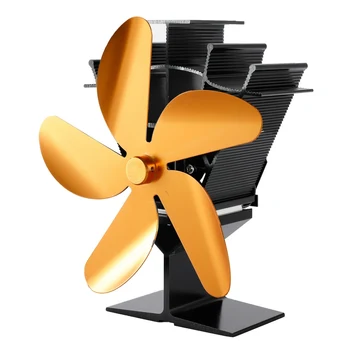 Semineu De Căldură Alimentat Aragaz Fan Log Lemn Arzător Liniștit Acasă Șemineu Fan Dispersarea Aerului Cald În Jurul Valorii De Cameră Aragaz Electric