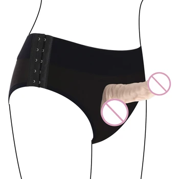 Sex Produsele Strap-on Dildo Pantaloni pentru Femeie Ultra Elastic femeia patrunde barbatul Chilotei Cu Inele ușor de Purtat, Jucarii Sexuale pentru Lesbiene Dildo