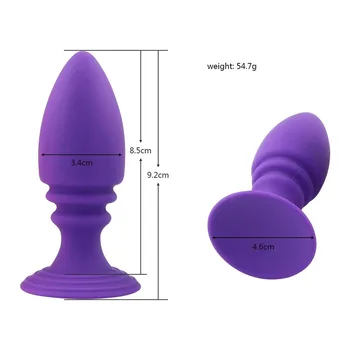 Silicon Butt Plug Anal Prize Sex Unisex Dop de Jucării pentru Adulți pentru Bărbați/Femei Anal Trainer Pentru Cupluri SM