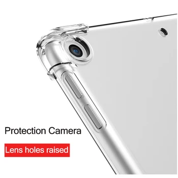 Silicon de Caz Pentru Samsung Galaxy Tab S4 T835 S5e T720 S6 T860 Lite P610 P615 S7 T875 Clar Transparent TPU Moale Înapoi husa pentru Tableta