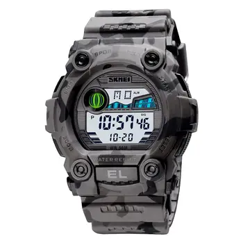 SKMEI Sport Marca de Ceasuri Militare, Ceasuri de mana Digitale cu Alarma Chrono Electronice Impermeabil Ceas Barbati Ceas Relogio Masculino