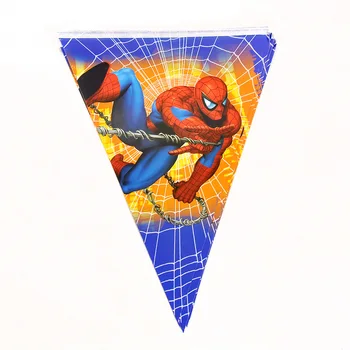 Spider man Ziua de naștere Partidul Decor Farfurie de Hârtie Cupa Șervețel Banner/Pavilion, Cutie de Bomboane de Paie Veselă Petrecere Copil de Dus Provizii