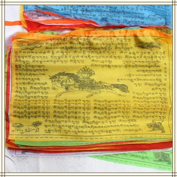 Steaguri religioase Grădină Steaguri Tibetane Budiste Consumabile Culoare de Imprimare Rugăciune Steagul Tibetului Banner 5M 20 de Coli