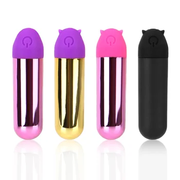 Stimulator clitoridian Feminin Masturbator Mini Glont Vibrator Jucarii Sexuale pentru Femei Penis artificial Vibratoare Sex Shop 10 Viteza punctul G Masaj
