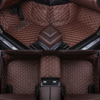 Telefon personalizate de buzunar mașină de podea pentru VW GOLF CC T-ROC Bora EOS PÂNĂ Caddy polo Jetta New Beetle Passat covor din piele Durabile