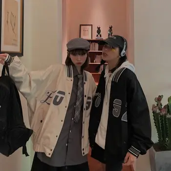 Tipărite Jachete De Baseball Haina Jacheta Bomber Femei 2020 Îmbrăcăminte Uniformă Harajuku Haine De Sex Feminin Doamnelor Streetwear Plus Dimensiune