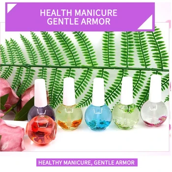 Tratamente Pentru Unghii Nail Art Uscat De Flori De Nutrienți Ulei De Deget De Marginea Ulei De Unghii Naturale Ulei De Parfum (Culoare Aleatorii)