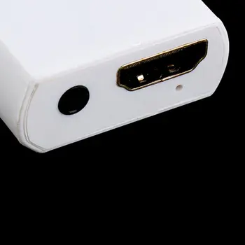 Universal Wii la HDMI compatibil cu Wii 2 Adaptor Converter 3.5 mm Audio-Video Splitter Full HD 1080P Upscaling Converter