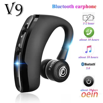 V9 casti Bluetooth casti Handsfree wireless Afaceri cască setul cu cască cu Mașina de Apel Sport căști pentru iphone Samsung