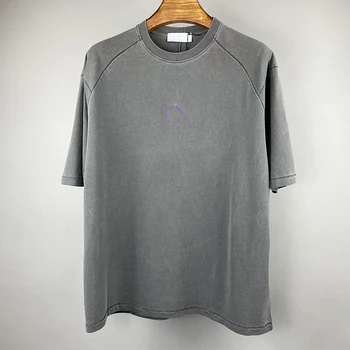 Vara Barbati Scule Stil în Dificultate Violet Logo T-Shirt Confortabil