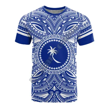 Vara Streetwear Polineziene Țară Cultură Bărbați Femei T-shirt de Imprimare 3D Top ，Retro Liber de Mari Dimensiuni cu Uscare Rapida, T-Shirt
