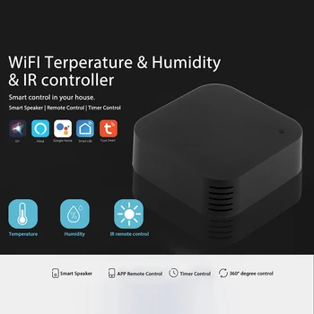 WiFi-IR Remote Control IR Infraroșu Telecomandă Universală, Cu Temperatură Și Umiditate Pentru aparat de Aer Conditionat Tuya de Viață Inteligentă