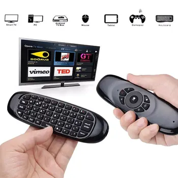 Wireless tastatură cu iluminare din spate cu telecomanda, Aer Mouse-ul de Control de la distanță pentru TV Box, Android, G64, reîncărcabilă, 2,4 G