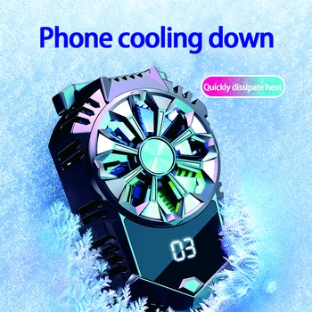 X3B Semiconductoare Telefon Mobil Radiator Joc Mâner Auxiliar Buton de Răcire Fin Cu Gheață Pe Partea din Spate Pentru IPhone Xiaomi