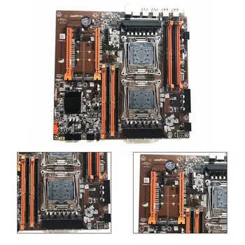 X99 Dual CPU Placa de baza LGA 2011-v3 E-ATX USB3.0 SATA3 Cu Dual Xeon Procesor Cu Dual Slot M. 2 8 module de memorie DDR4 2011-3