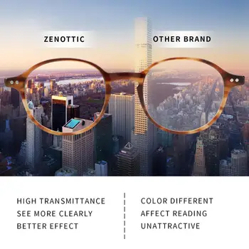 ZENOTTIC Acetat Pătrat Ochelari Rame pentru Bărbați Ochelari de vedere Optice Transparente Miopie Clar Lentile de Ochelari 2020