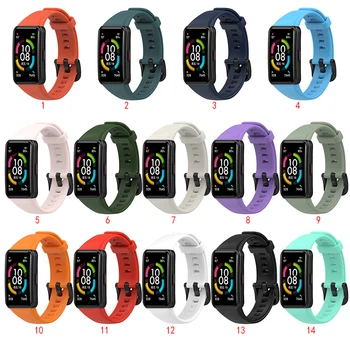 Înlocuirea Sport Ceas Silicon Trupa Încheietura Curea Reglabilă Watchbands pentru Huawei band 6 onoarea trupa 6 Ceas