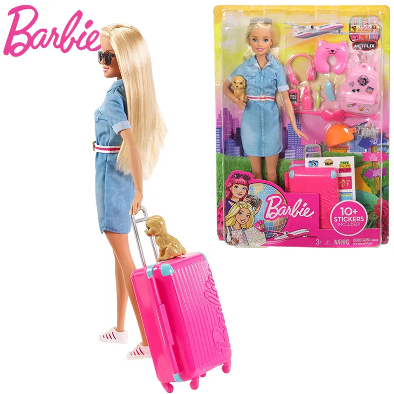 test marathon efficacy Jocuri Barbie originale de Călătorie Papusa Jucarii Fete Cadou de Ziua de  nastere pentru Copii Jucarie Cu 10+ Accesorii FWV25 cumpara online \ Papusi  & Accesorii - Pastravariabologa.ro